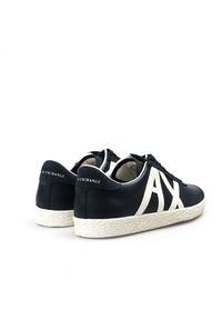 Armani Exchange Sneakersy | XUX035 XV088 | Mężczyzna | Granatowy. Nosek buta: okrągły. Kolor: niebieski. Materiał: tkanina, skóra ekologiczna. Wzór: nadruk, aplikacja #2