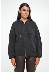 Marella - Sweter damski wełniany Omelia MARELLA MONOCHROME. Materiał: wełna