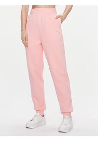 Puma Spodnie dresowe Ess+ Embroidery 670007 Różowy Regular Fit. Kolor: różowy. Materiał: bawełna #1