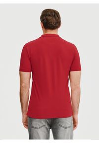 Pako Lorente - PAKO LORENTE – Gładki t-shirt polo w czerwonym kolorze. Okazja: na co dzień. Typ kołnierza: polo. Kolor: czerwony, niebieski, zielony, biały. Materiał: bawełna. Wzór: gładki. Styl: casual #2
