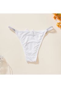 Intica - Figi bikini z elastycznym wykończeniem Pier. Kolor: biały. Materiał: materiał