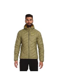 Kurtka puchowa Kilpi Rebeki. Kolor: zielony. Materiał: nylon. Sezon: zima. Sport: turystyka piesza #1