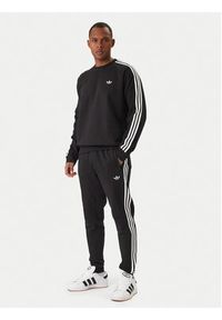 Adidas - adidas Spodnie dresowe 3-Stripes KE3562 Czarny Slim Fit. Kolor: czarny. Materiał: syntetyk, bawełna #5
