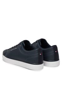 TOMMY HILFIGER - Tommy Hilfiger Sneakersy Hi Vulc Core Low Lth Ii Ess FM0FM05511 Granatowy. Kolor: niebieski. Materiał: skóra #6