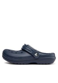 Crocs Klapki Classic Lined Clog K 207010 Granatowy. Kolor: niebieski