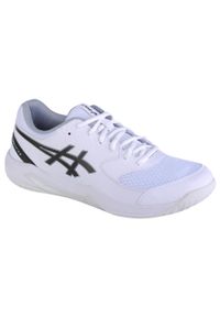 Asics - Buty do tenisa męskie, ASICS Gel-Dedicate 8. Zapięcie: sznurówki. Kolor: biały, czarny, wielokolorowy. Materiał: materiał, tkanina, syntetyk. Szerokość cholewki: normalna. Sport: tenis