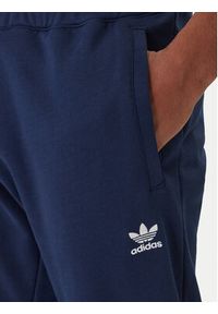 Adidas - adidas Spodnie dresowe Trefoil Essentials JD2423 Granatowy Slim Fit. Kolor: niebieski. Materiał: bawełna #5