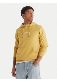 Quiksilver Bluza Screen Fleece Fineline EQYFT05136 Żółty Regular Fit. Kolor: żółty. Materiał: bawełna