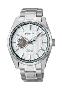 Seiko - Zegarek Męski SEIKO Sharp Edged Series Open Heart Presage SPB309J1. Rodzaj zegarka: cyfrowe. Styl: casual, klasyczny, elegancki, wizytowy