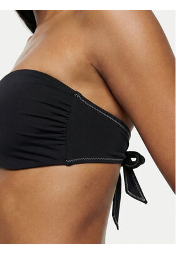 Calvin Klein Swimwear Góra od bikini LV00Q61101 Czarny. Kolor: czarny. Materiał: syntetyk