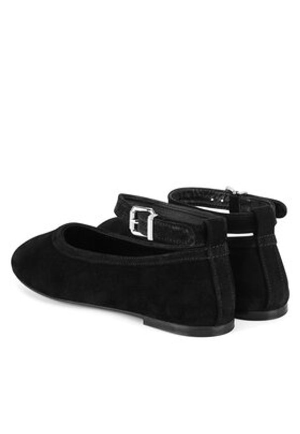 Gino Rossi Baleriny ANYA-7340-25 Czarny. Kolor: czarny. Materiał: zamsz, skóra