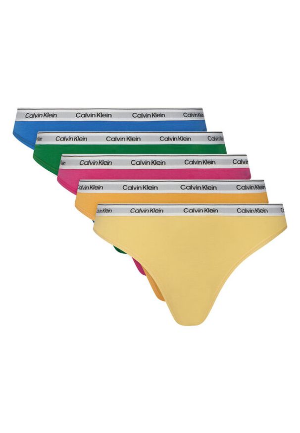 Calvin Klein Underwear Komplet fig 000QD5208E Kolorowy. Materiał: bawełna. Wzór: kolorowy