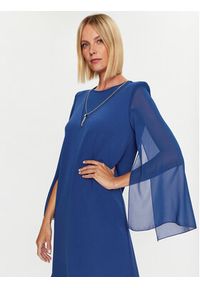 Rinascimento Sukienka koktajlowa CFC0115580003 Niebieski Regular Fit. Kolor: niebieski. Materiał: syntetyk. Styl: wizytowy