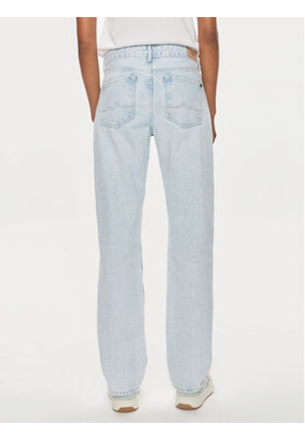 Pepe Jeans Jeansy PL204592 Niebieski Straight Fit. Kolor: niebieski