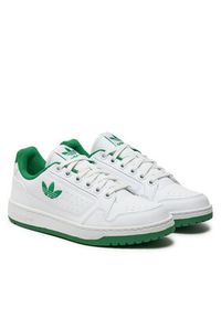 Adidas - adidas Sneakersy Ny 90 JI1893 Biały. Kolor: biały. Materiał: skóra