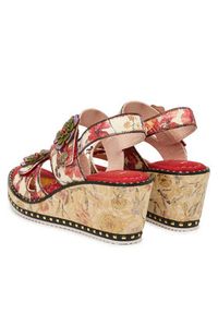 Laura Vita Sandały Ballon 09 Kolorowy. Materiał: skóra. Wzór: kolorowy #6