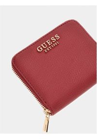 Guess Mały Portfel Damski Laurel II Slg SWZG74 59137 Czerwony. Kolor: czerwony. Materiał: skóra