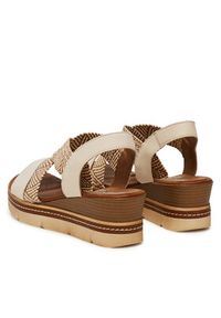 Remonte Sandały D2L54-60 Beżowy. Kolor: beżowy. Materiał: skóra #6