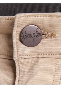 Wrangler Chinosy 112371101 Beżowy Regular Fit. Kolor: beżowy. Materiał: bawełna #3