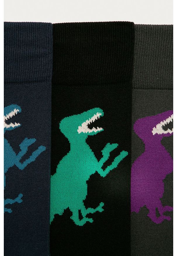 PS PAUL SMITH - Paul Smith - Skarpetki (3-pack). Kolor: szary