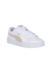 Puma - Damskie Skórzane Buty Sportowe Jada Z Hologramem. Kolor: biały. Materiał: skóra. Styl: sportowy