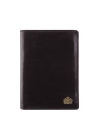 Wittchen - Męski portfel skórzany z osobnym panelem czarny. Kolor: czarny. Materiał: skóra #1