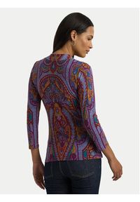Lauren Ralph Lauren Bluzka 200940519001 Kolorowy Regular Fit. Materiał: syntetyk. Wzór: kolorowy #4