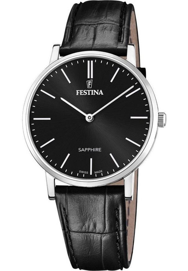 Zegarek Festina Zegarek męski Festina F20012-4 czarny. Kolor: czarny