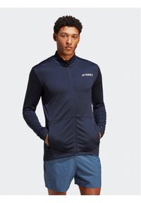 Adidas - adidas Bluza Terrex Multi Full-Zip Fleece Jacket HN5473 Niebieski Slim Fit. Kolor: niebieski. Materiał: syntetyk