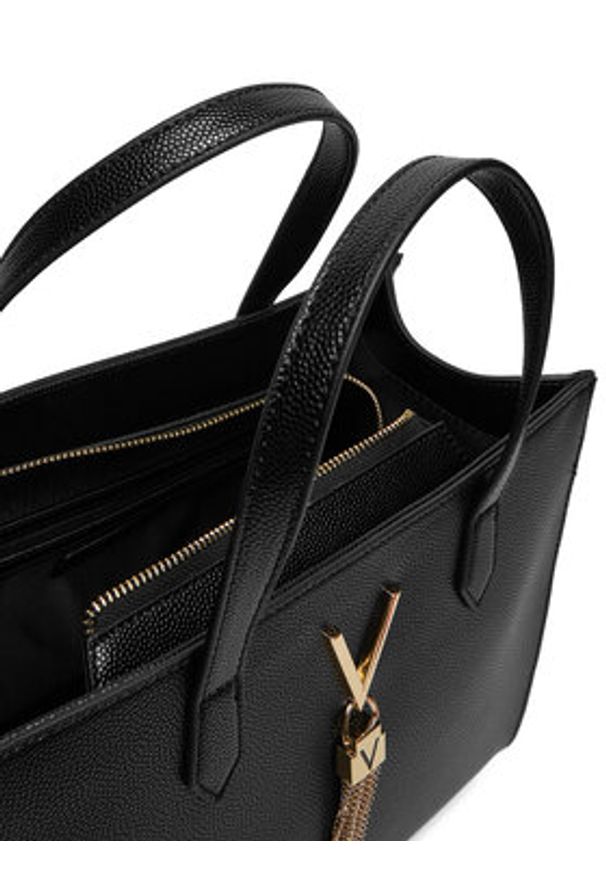 VALENTINO - Valentino Torebka Divina VBS1R414G Czarny. Kolor: czarny. Materiał: skórzane