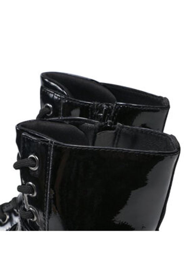 DeeZee Trzewiki WS5579-30 Czarny. Kolor: czarny. Materiał: skóra