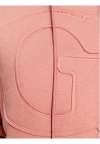 Guess Bluza V3BQ10 KBXX1 Różowy Regular Fit. Kolor: różowy. Materiał: bawełna #3