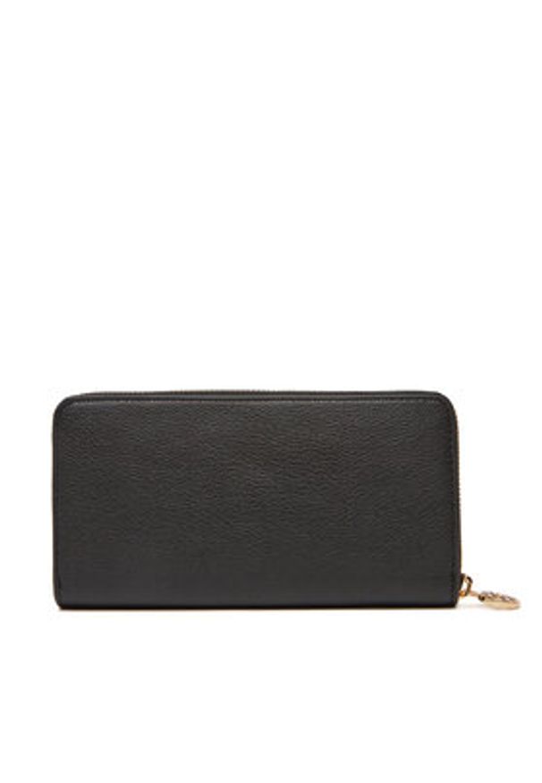 TOMMY HILFIGER - Tommy Hilfiger Duży Portfel Męski Th Distinct Lrg Za AW0AW17482 Czarny. Kolor: czarny. Materiał: skóra