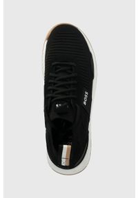 BOSS sneakersy Titanium kolor czarny 50498245. Nosek buta: okrągły. Zapięcie: sznurówki. Kolor: czarny. Materiał: guma #2