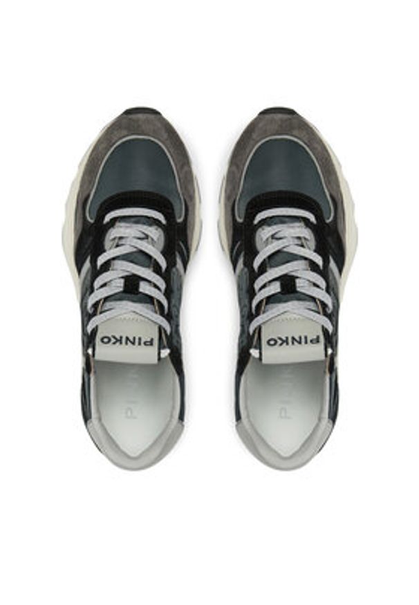 Pinko - PINKO Sneakersy Zoe 01 SS0087 P076 Szary. Kolor: szary. Materiał: materiał