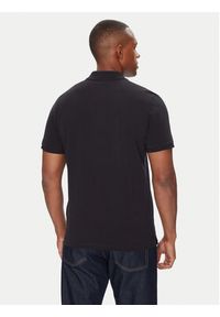 Moose Knuckles Polo Everett M34MT712G Czarny Regular Fit. Typ kołnierza: polo. Kolor: czarny. Materiał: bawełna #3