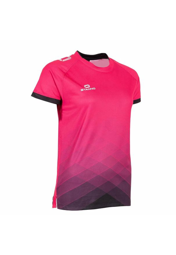 STANNO - Damski jersey Stanno Altius. Kolor: wielokolorowy, czarny, różowy. Materiał: jersey. Sport: piłka nożna, fitness