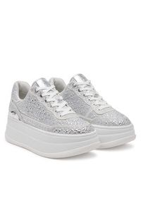 MICHAEL Michael Kors Sneakersy Hayes 43S5HYFS2D Srebrny. Kolor: srebrny