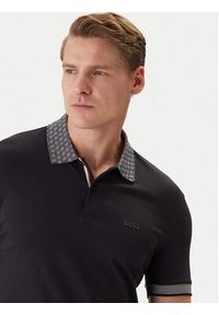 BOSS Polo 50554583 Granatowy Regular Fit. Typ kołnierza: polo. Kolor: niebieski. Materiał: bawełna #4