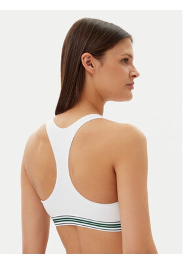 Lacoste Biustonosz top IF8167 Biały. Kolor: biały. Materiał: bawełna