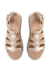 Geox Sandały D Sand.Vega A D72R6A 000MA C5004 Beżowy. Kolor: beżowy. Materiał: skóra, zamsz #2