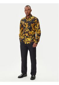 Versace Jeans Couture Koszula 79GAL2S0 NS698 Czarny Regular Fit. Kolor: czarny. Materiał: bawełna #3