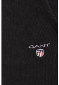 GANT - Gant szorty męskie kolor czarny. Okazja: na co dzień. Kolor: czarny. Styl: casual #4
