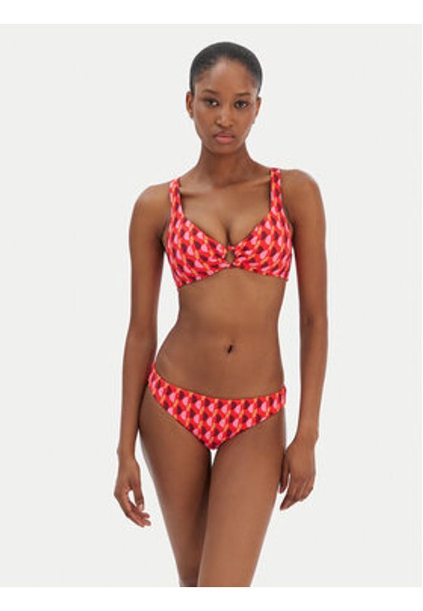 Seafolly Góra od bikini Sorrento 31467-277 Różowy. Kolor: różowy. Materiał: syntetyk