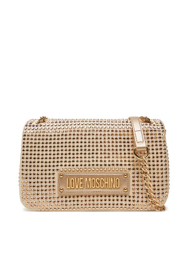 Love Moschino - LOVE MOSCHINO Torebka JC4136PP1MLL196A Złoty. Kolor: złoty. Materiał: skórzane