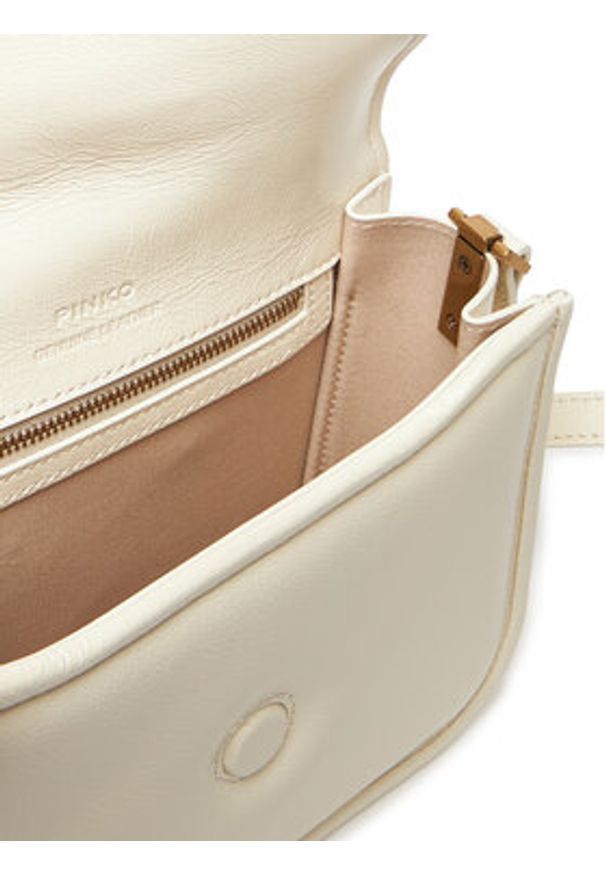 Pinko - PINKO Torebka Love Box Bag Fl Mini PE 25 PLTT 104297 A26J Écru. Materiał: skórzane
