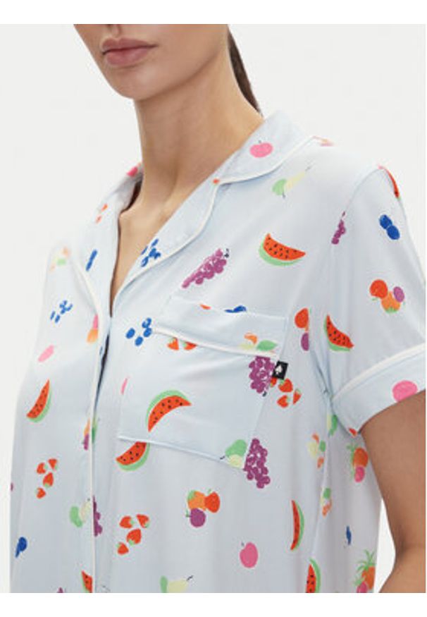 Kate Spade Piżama KSI12749 Błękitny Regular Fit. Kolor: niebieski