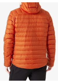 Kurtka puchowa męska Helly Hansen Verglas Hooded Down 2.0. Kolor: pomarańczowy. Materiał: puch