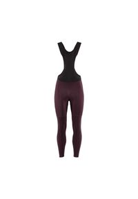 ETXEONDO - Damskie spodenki na szelkach i w pasie Etxeondo Koma Thermo. Kolor: czerwony. Sezon: zima, jesień. Sport: kolarstwo