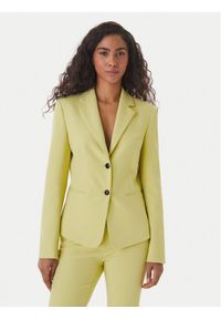 Hugo - HUGO Marynarka Agonia-1 50539976 Żółty Slim Fit. Kolor: żółty. Materiał: syntetyk #1